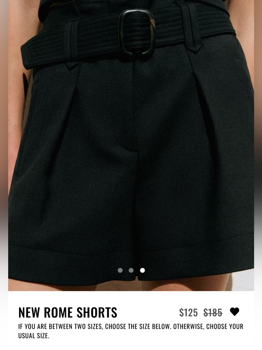 Black High-Waist Bermuda Shorts